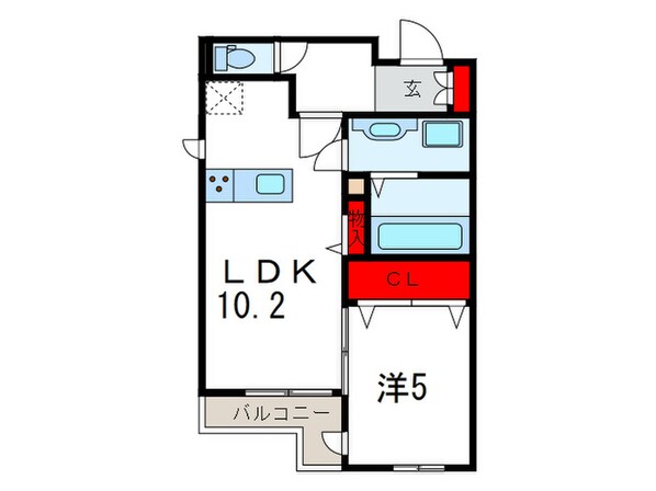 テラコート北野坂の物件間取画像